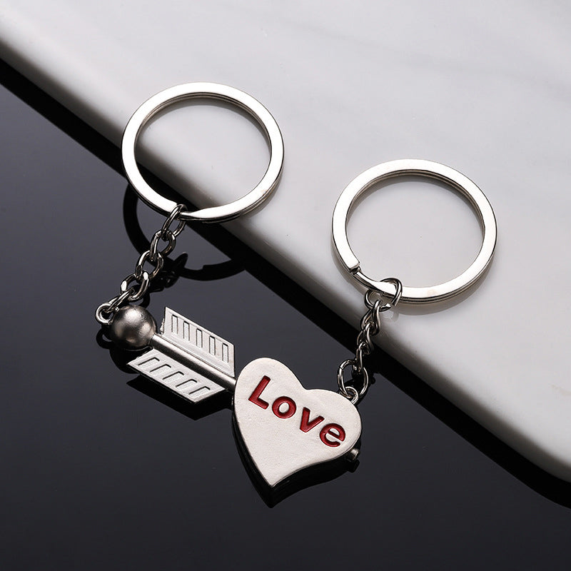 Valentine's Day Couple Keychain