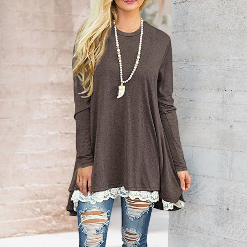 Lace Long Sleeve Dress