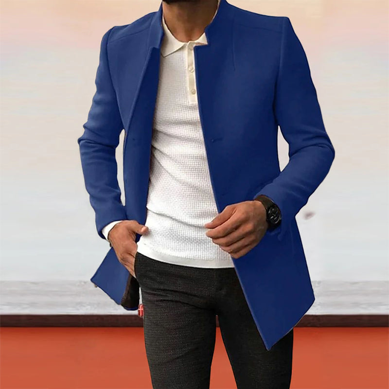 Trendy Solid Tweed Blazer