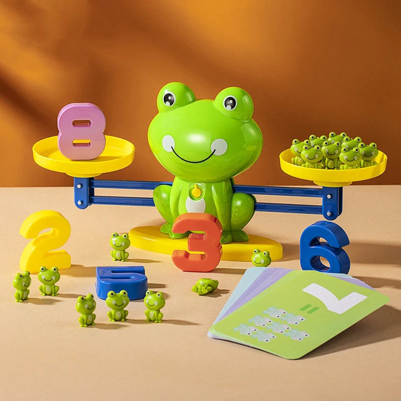 Preschoolers Frog Balance Counting Toys