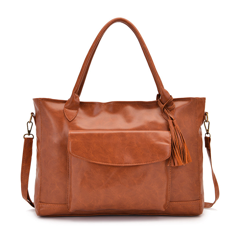Vintage Soft Leather Travel Bag