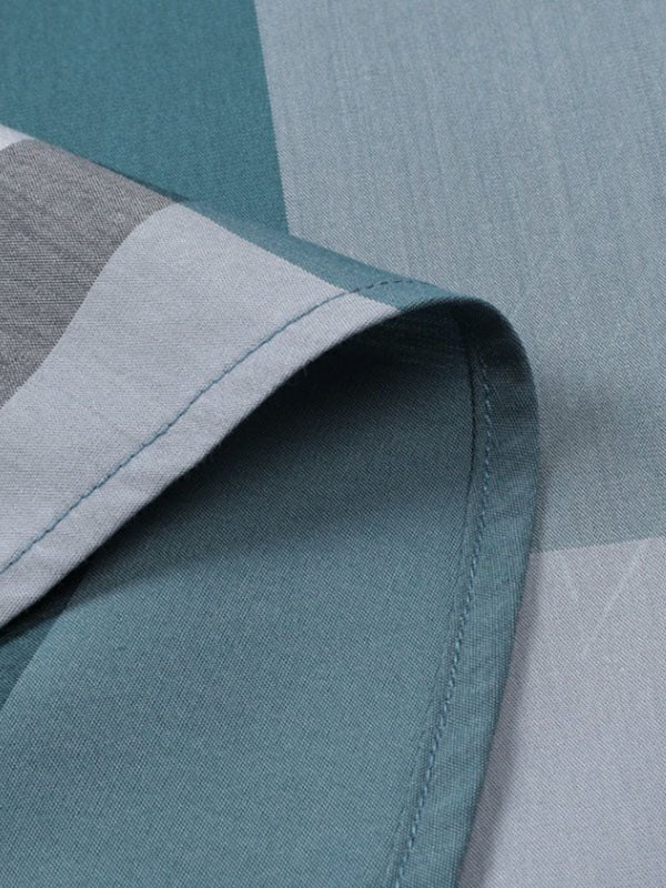 Contrast Check Short Sleeve Shirt