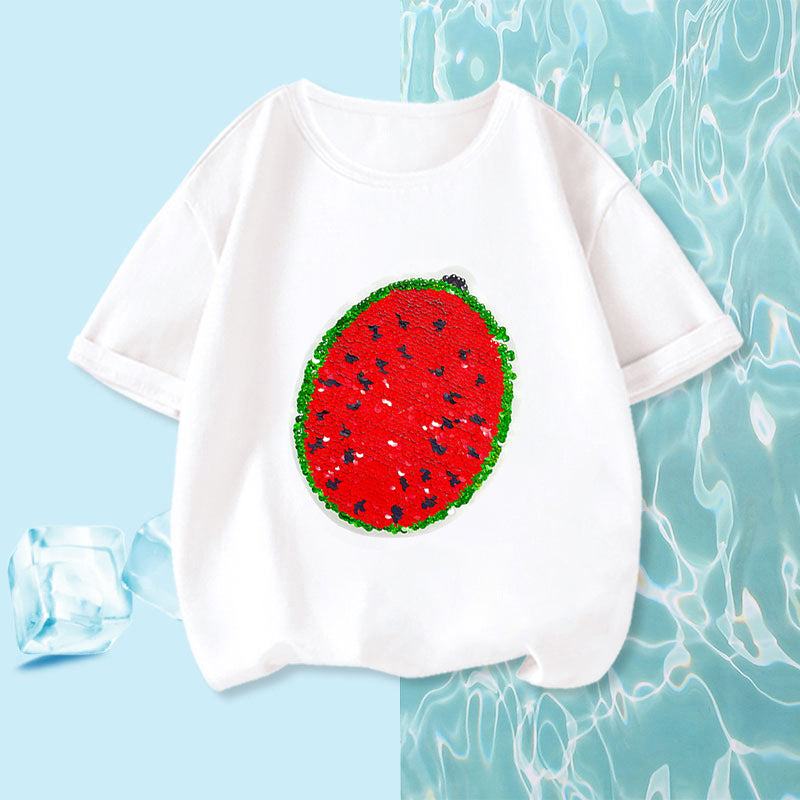 Sequined Watermelon T-Shirt