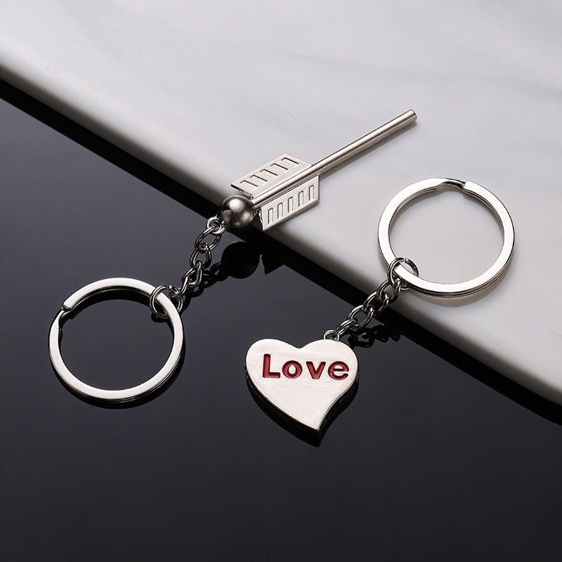 Valentine's Day Couple Keychain