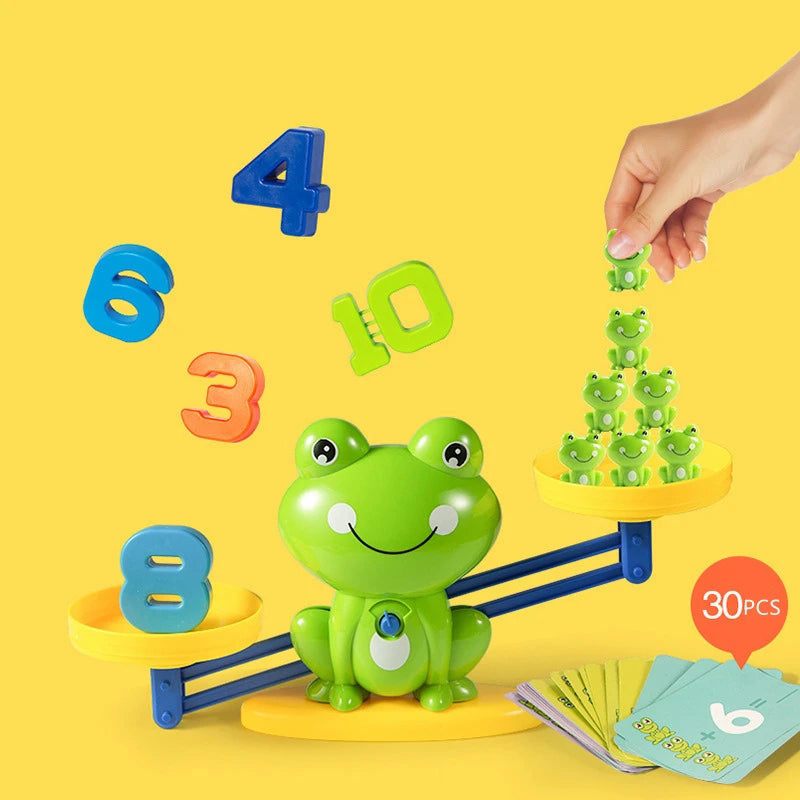 Preschoolers Frog Balance Counting Toys