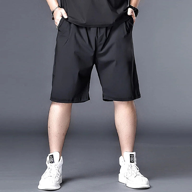 Men's Large Size Ice Silk Sports Shorts