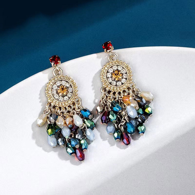 Colourful Dangle Earrings