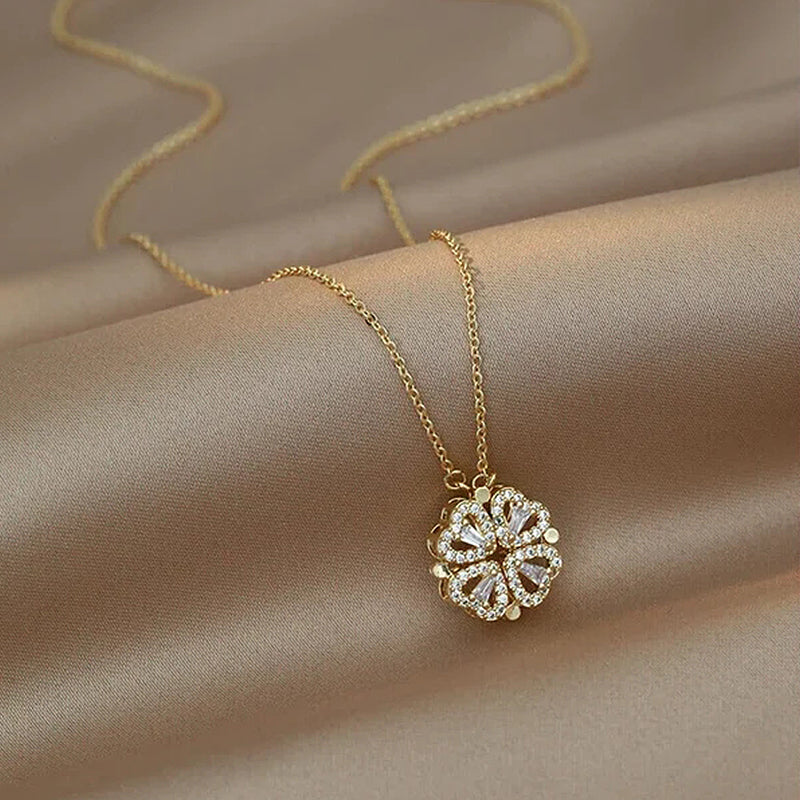 Clover Hearts Necklace