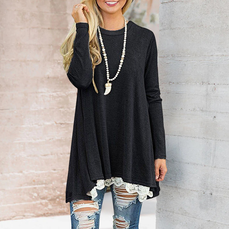 Lace Long Sleeve Dress