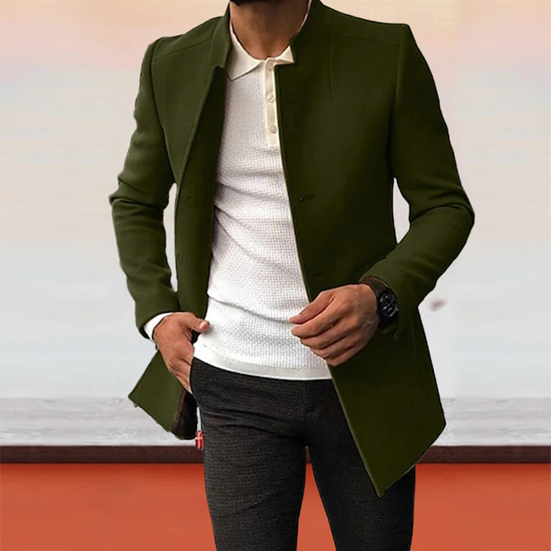 Trendy Solid Tweed Blazer