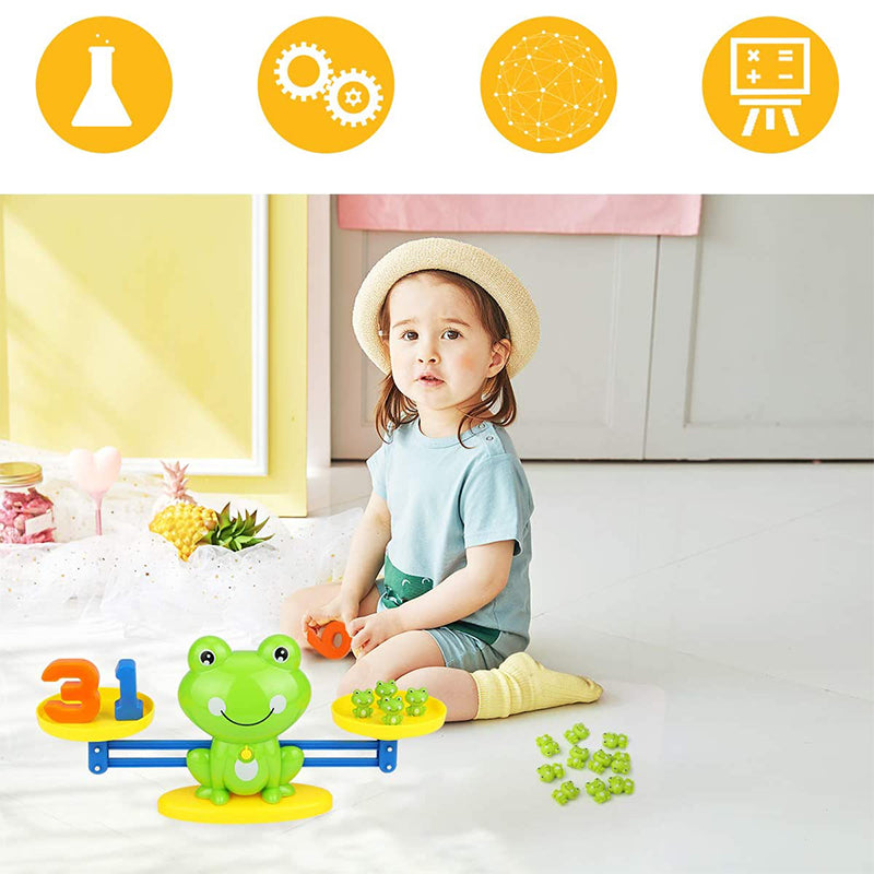 Preschoolers Frog Balance Counting Toys