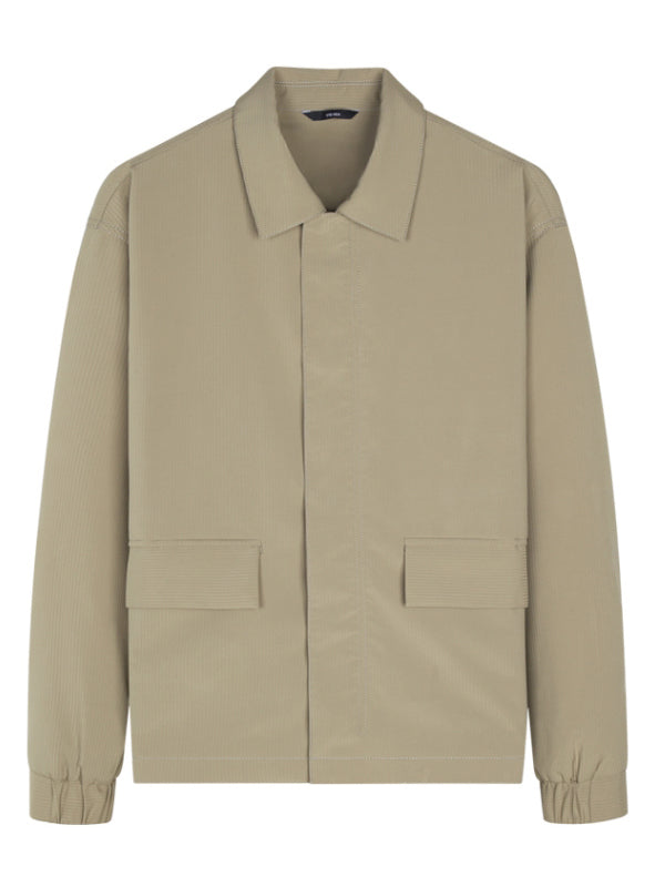 Men's Solid Color Casual Lapel Jacket