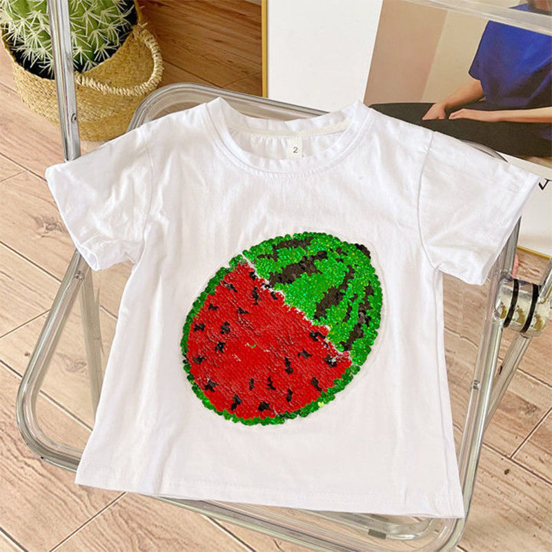 Sequined Watermelon T-Shirt