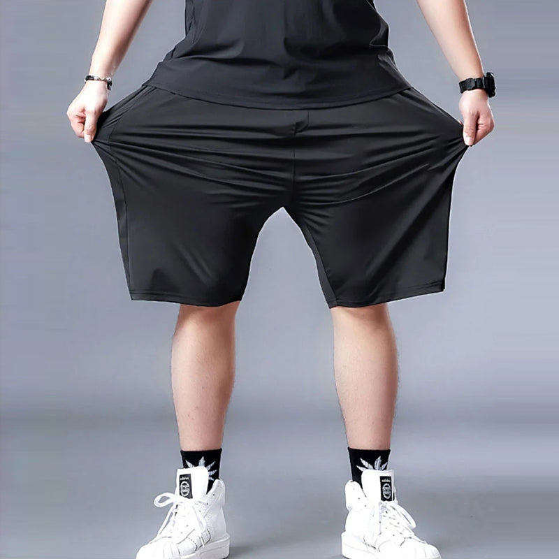 Men's Large Size Ice Silk Sports Shorts