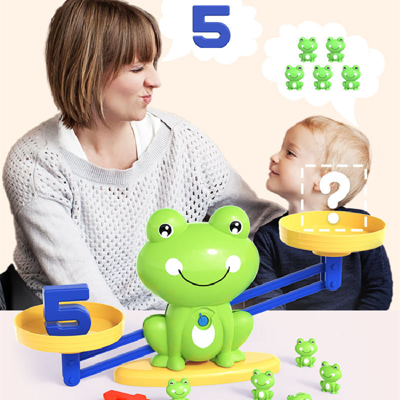 Preschoolers Frog Balance Counting Toys