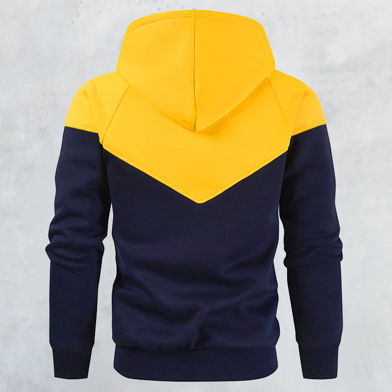 Color Block Casual Sports Sweatshirt