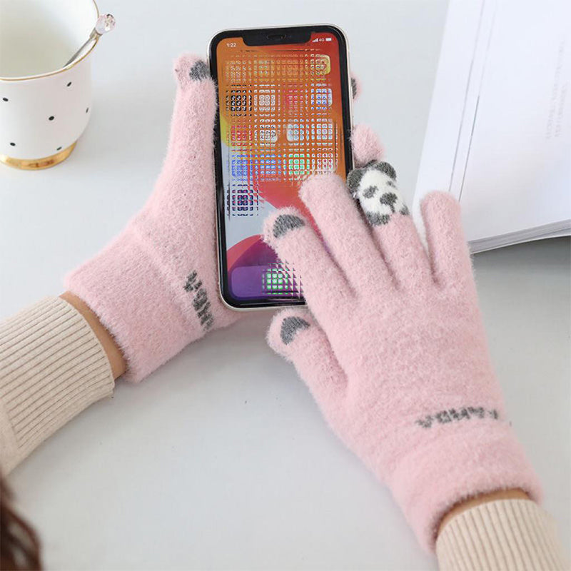 Thermal Soft Thick Fleece Lined Touch Screen Gloves