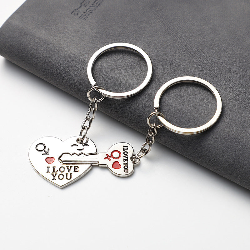 Valentine's Day Couple Keychain