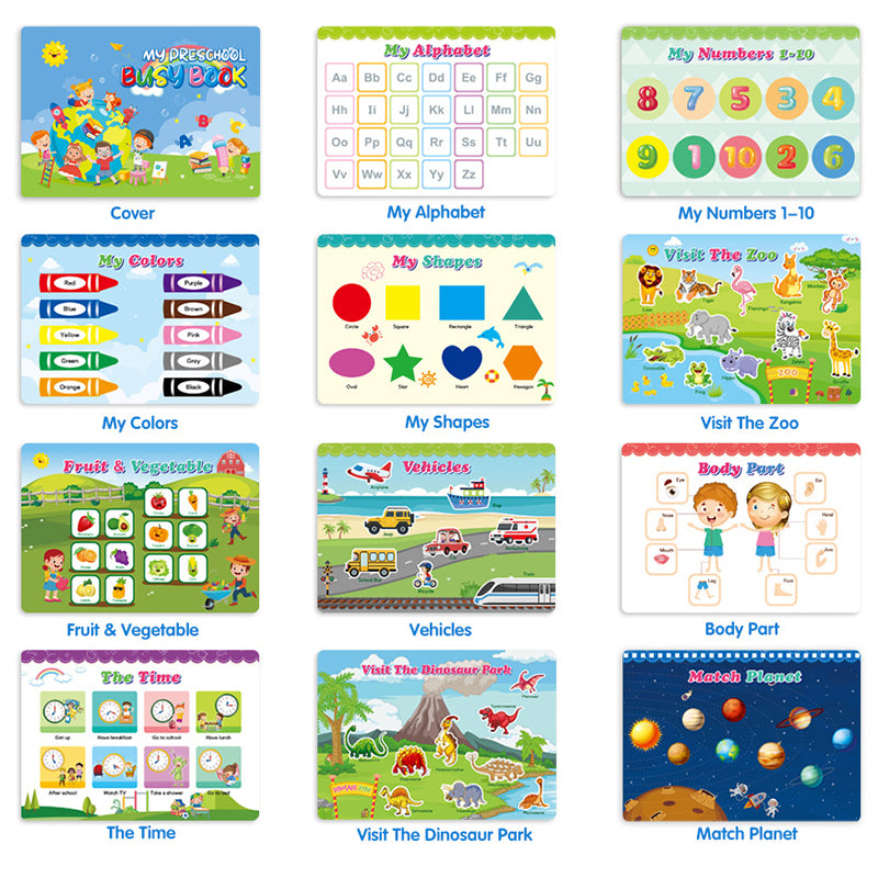 Early Education Enlightenment Cognitive Paste Book