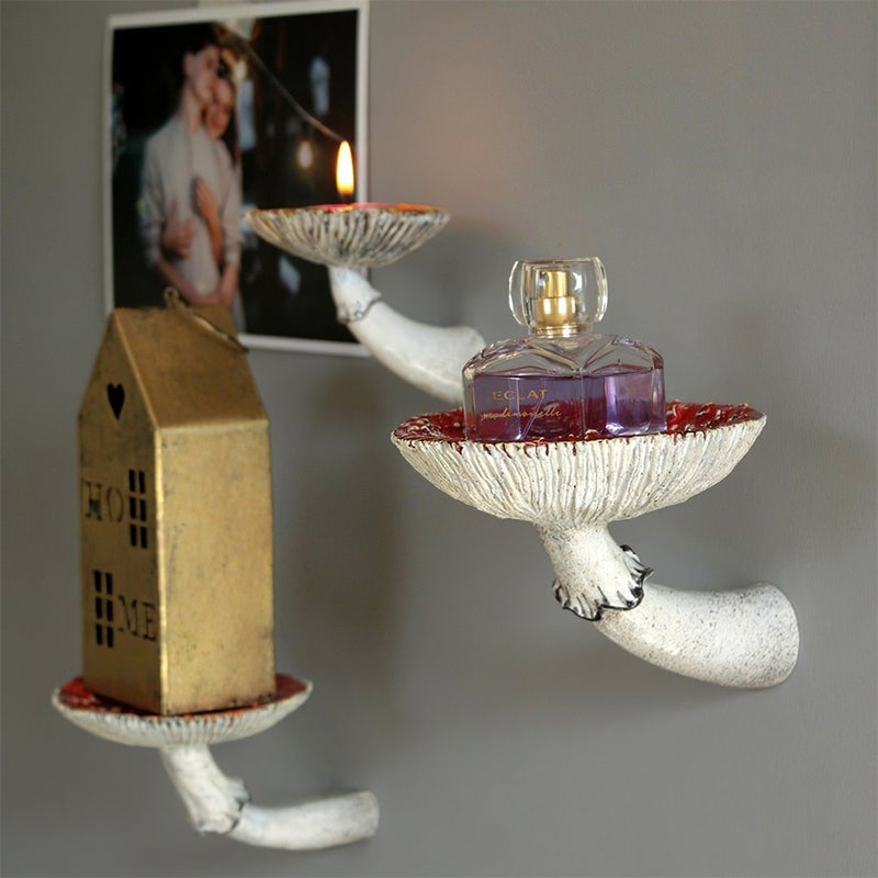Mushroom Shaped Hanging Shelf