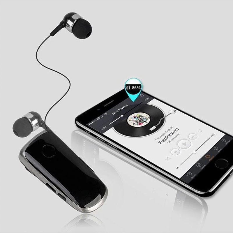 Collar-clip Bluetooth Headset