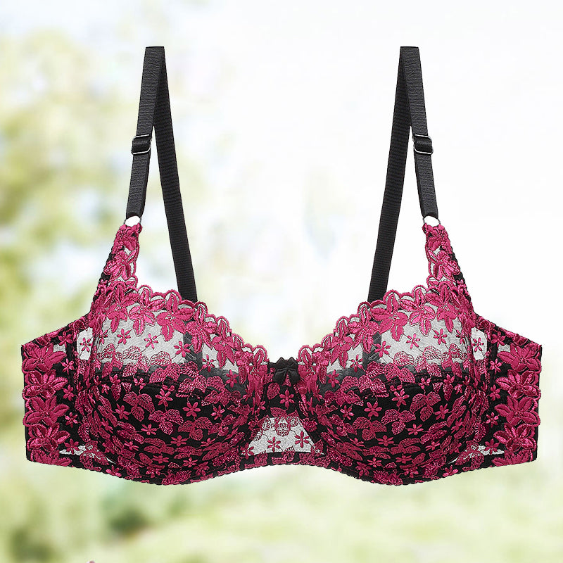 Lace Embroidered Bra