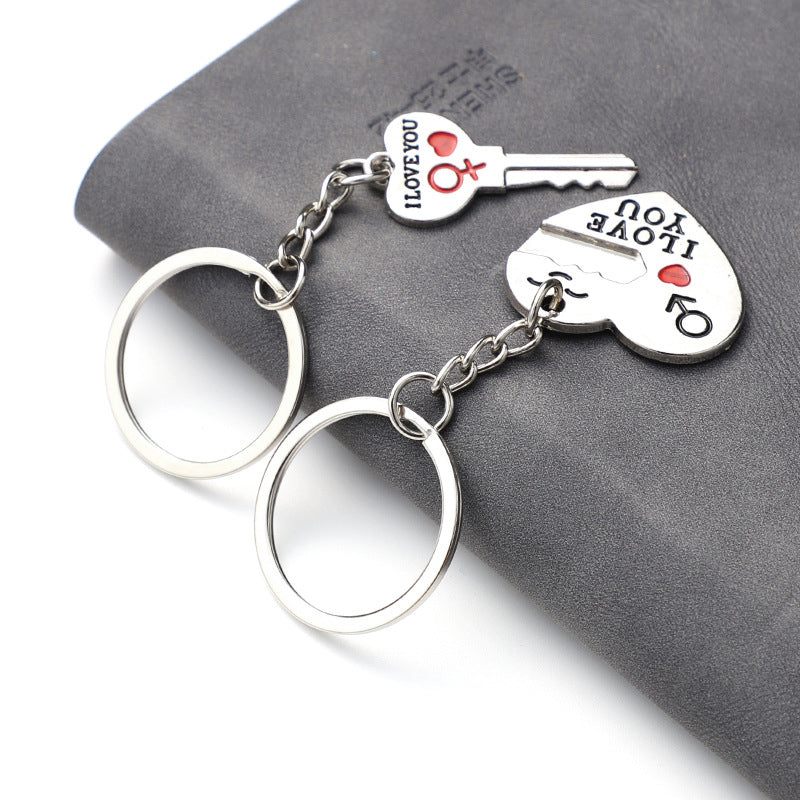 Valentine's Day Couple Keychain