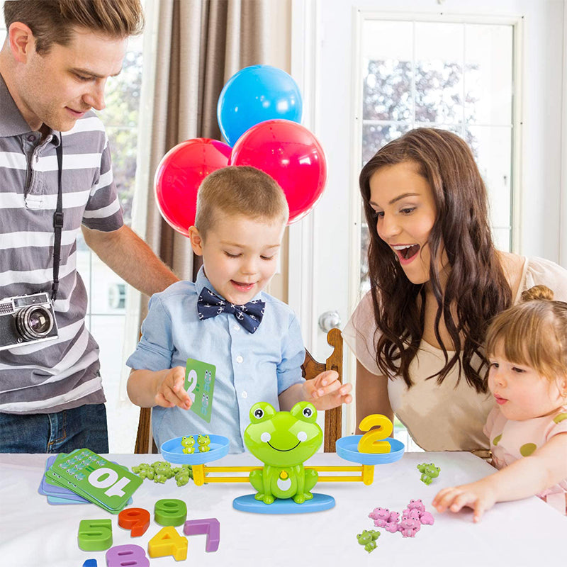 Preschoolers Frog Balance Counting Toys