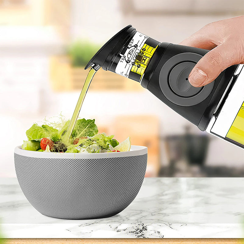Oil Bottle With Measuring Function