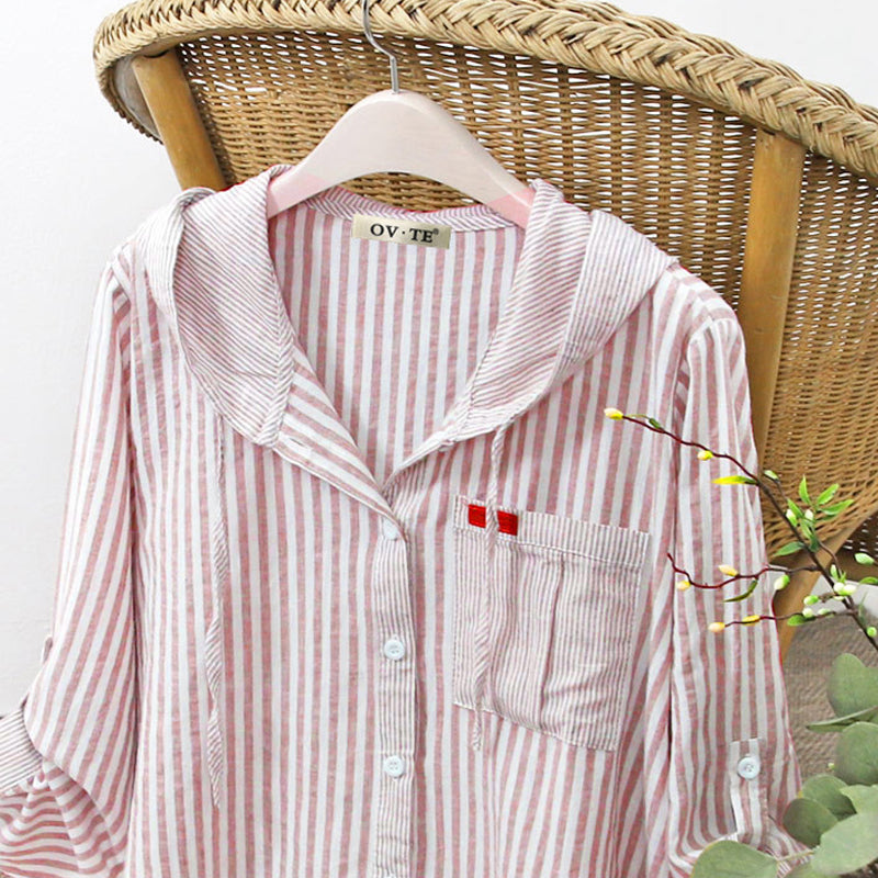 Hooded Fashion Long Sleeve Shirt