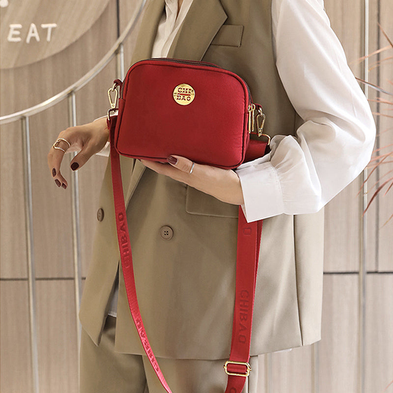 Nylon Oxford Cloth One Shoulder Crossbody Bag