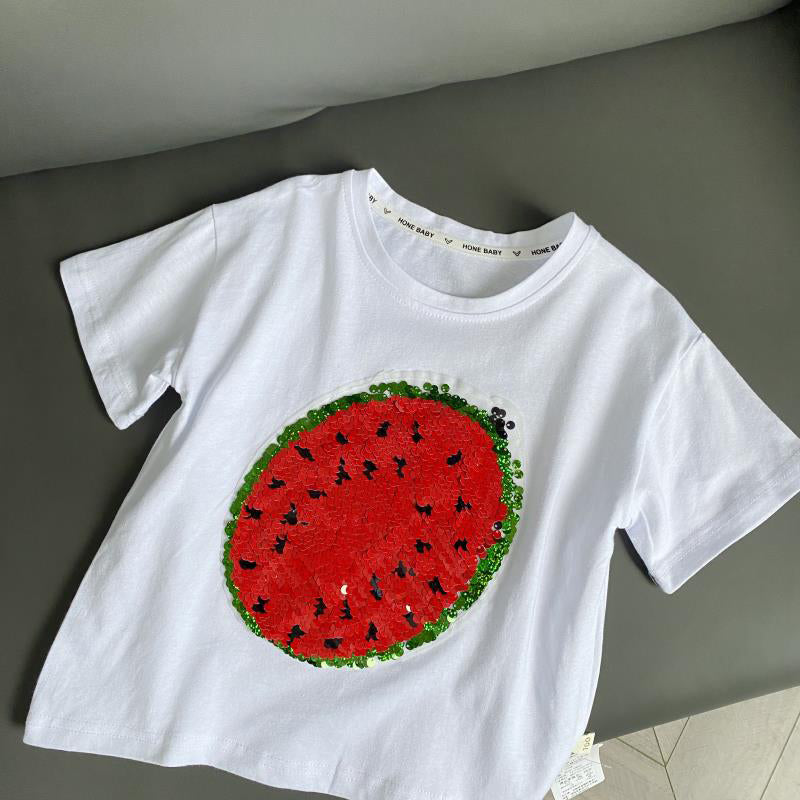 Sequined Watermelon T-Shirt