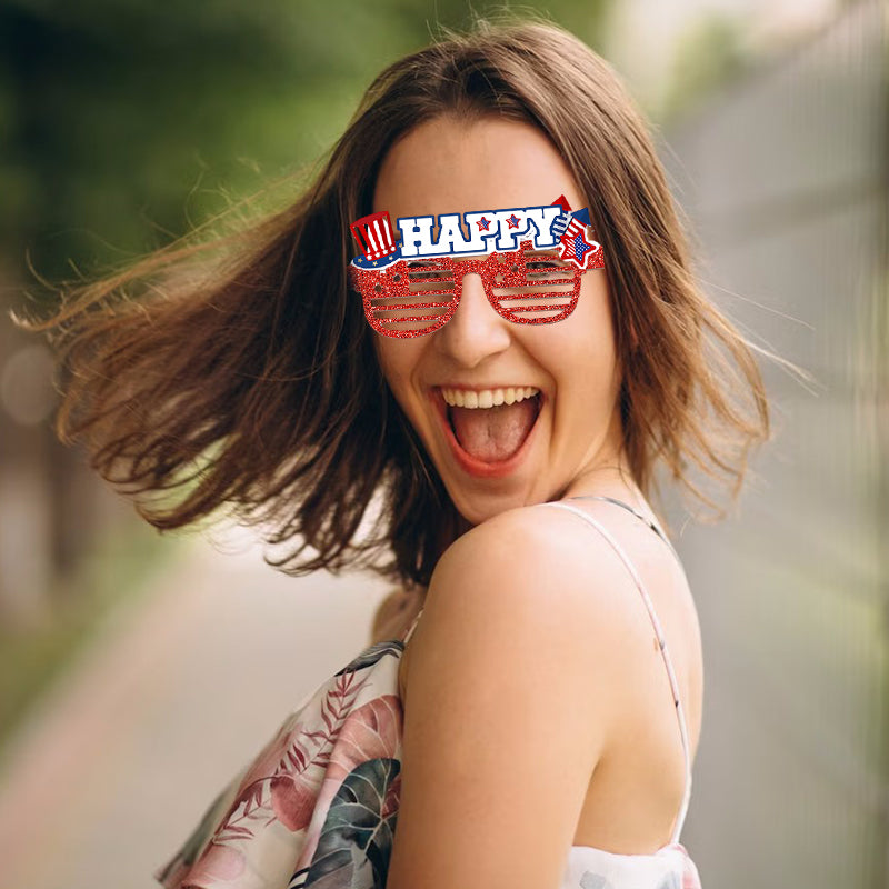USA Independence Day Glasses Decoration Set, 12 pieces