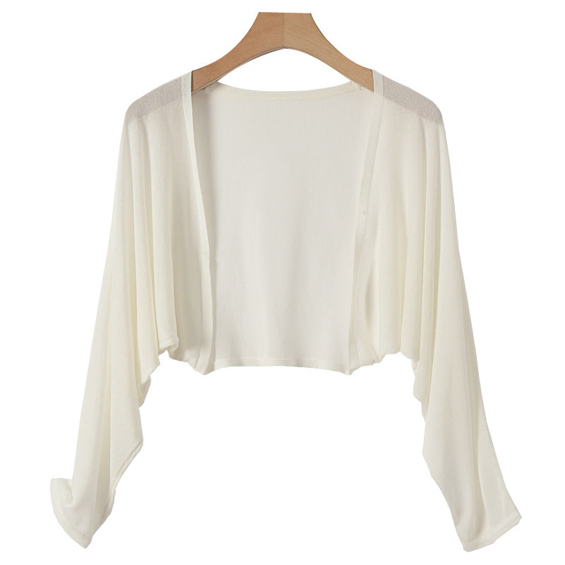 Summer Linen Buttonless Cardigan