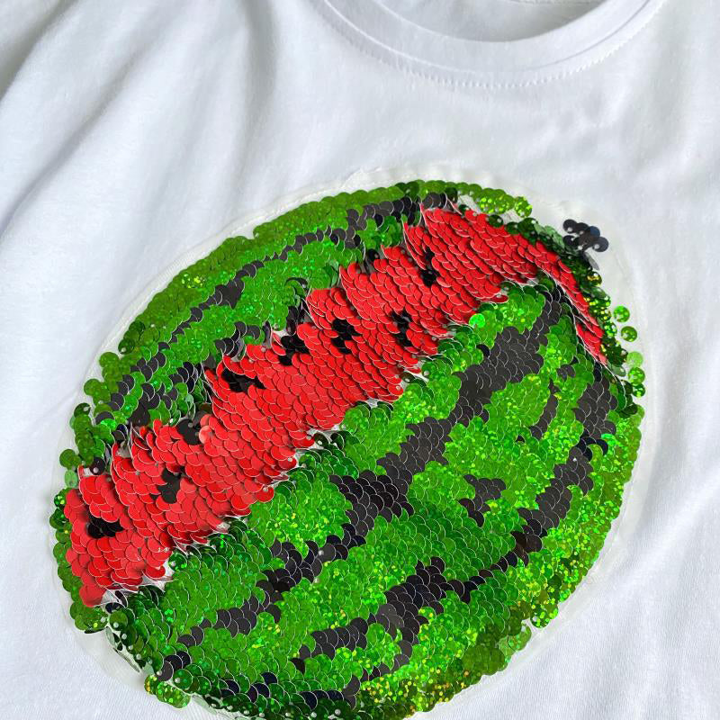 Sequined Watermelon T-Shirt