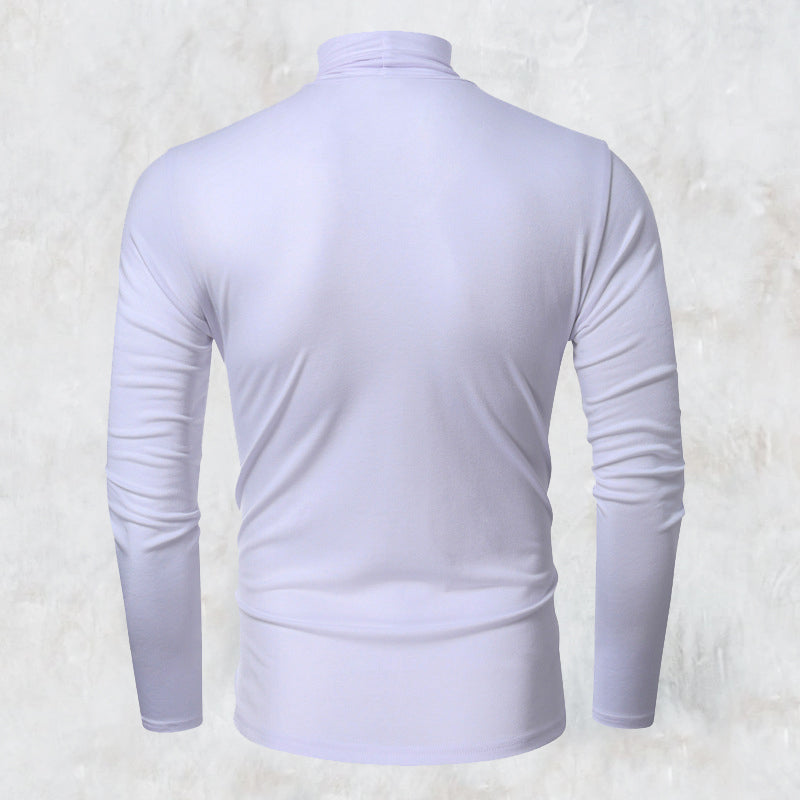 Men's Turtleneck Bottoming Top Blouse