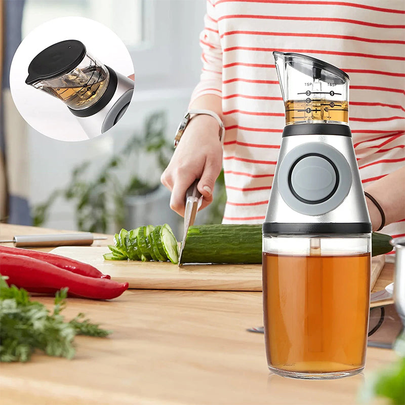 Oil Bottle With Measuring Function