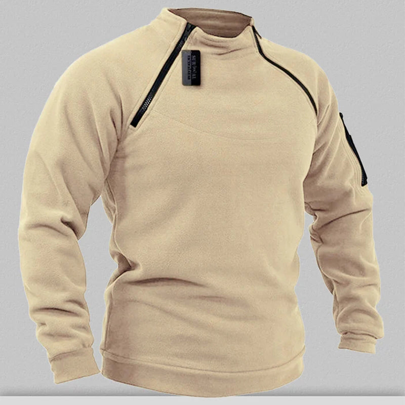 Tactical Stand Collar Sweater