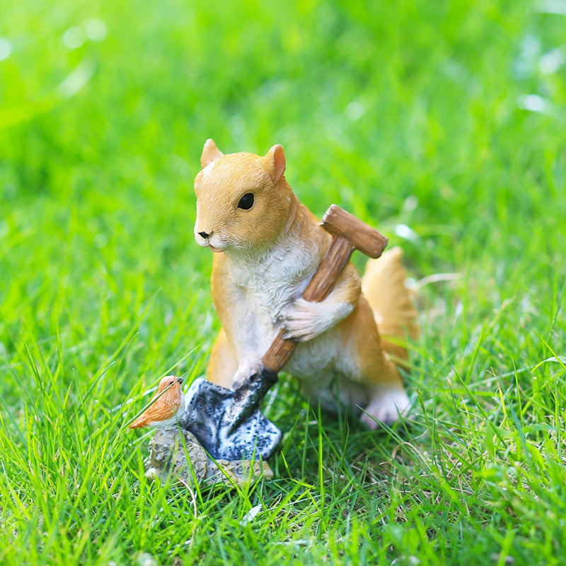 Squirrel Mother and Child Ornament