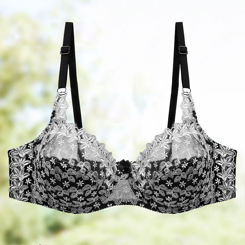 Lace Embroidered Bra