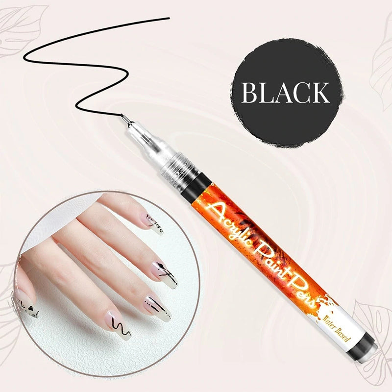 Ultra Thin Curve Manicure Felt Pen