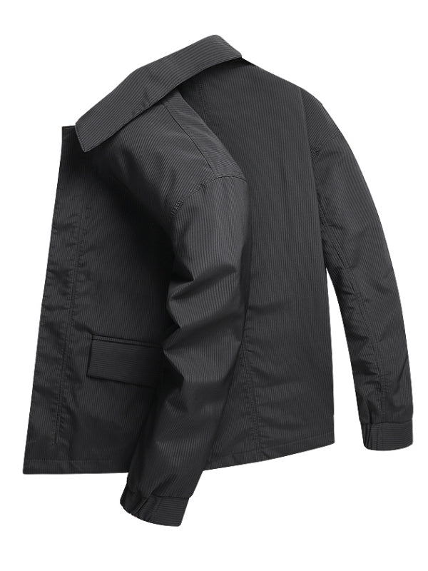 Men's Solid Color Casual Lapel Jacket