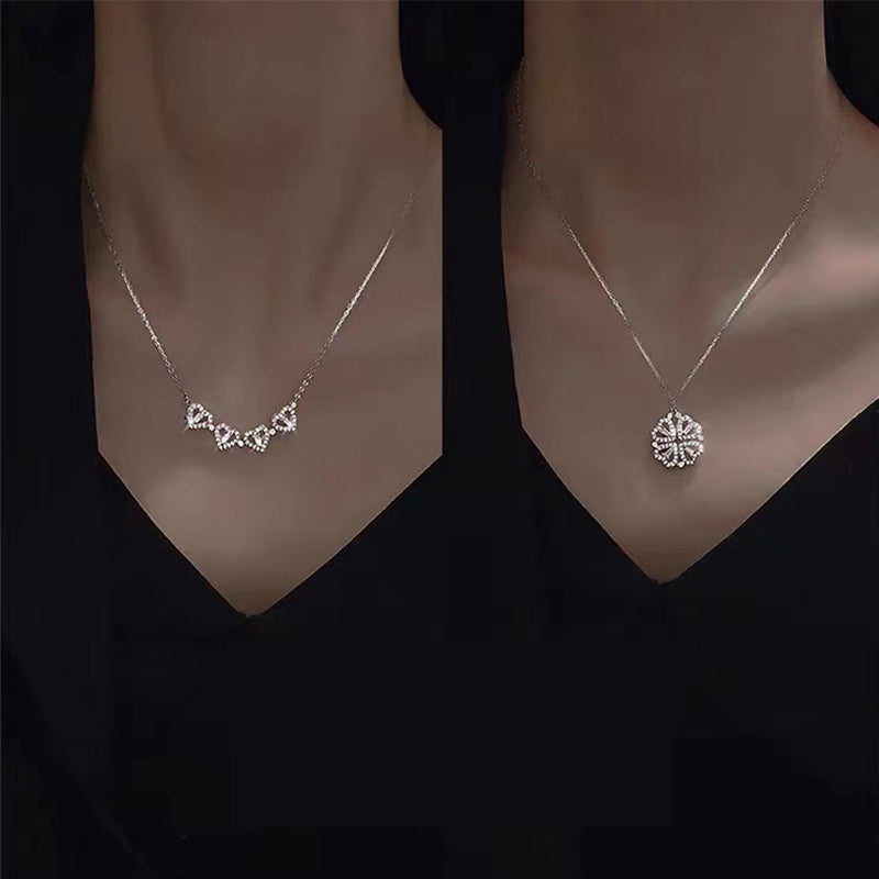 Clover Hearts Necklace