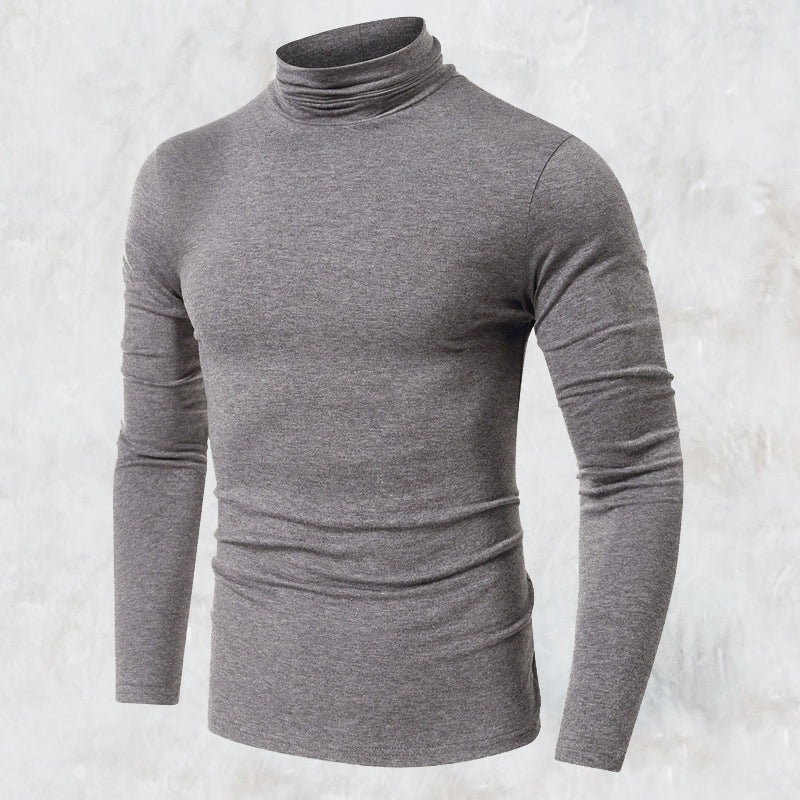 Men's Turtleneck Bottoming Top Blouse