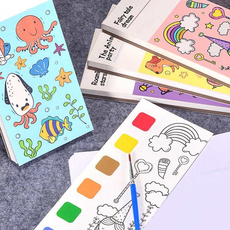 Watercolor Coloring Notes
