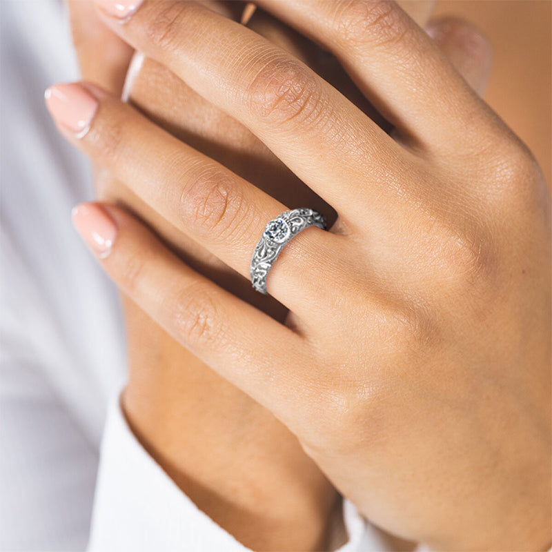 Women's Zircon Ring