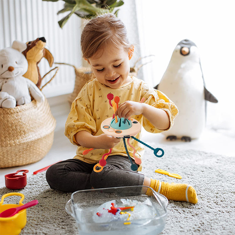 UFO Silicone Pulling Toy