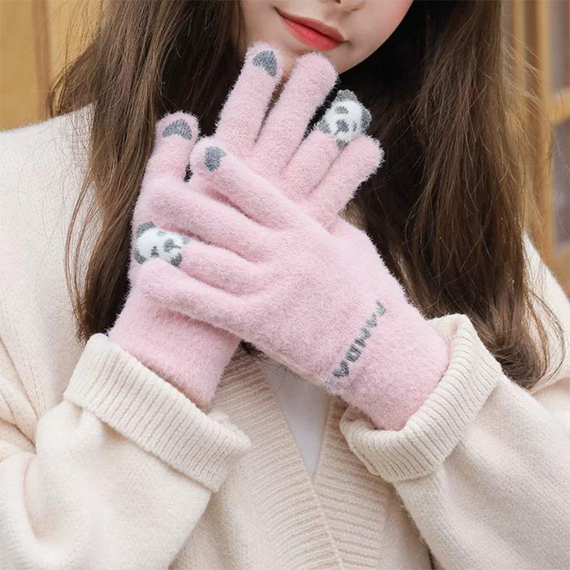 Thermal Soft Thick Fleece Lined Touch Screen Gloves