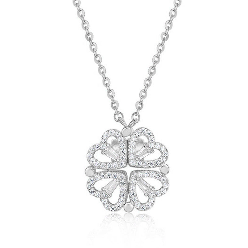 Clover Hearts Necklace