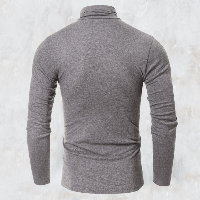 Men's Turtleneck Bottoming Top Blouse